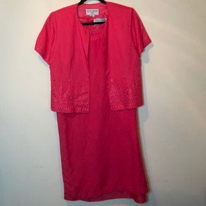 Jessica Howard Petite Pink Dress Suit
